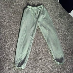 PrettyLittle Thing light green sweatpants
